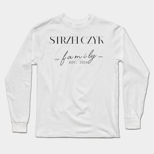 Strzelczyk Family EST. 2020, Surname, Strzelczyk Long Sleeve T-Shirt